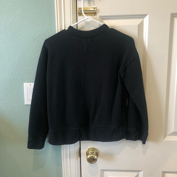 Madewell Ciao for Now Black Sweatshirt - Picture 4 of 5